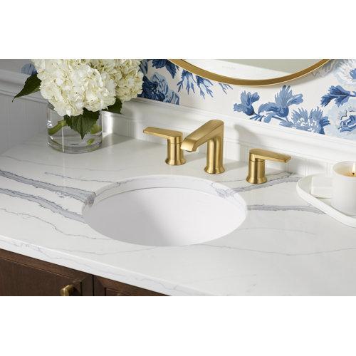 Kohler Hint Widespread Bathroom Faucet with Pop-Up Drain Assembly, 3 ...